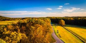 Autumn View Of Battlefields From Longstreet Observation Tower In