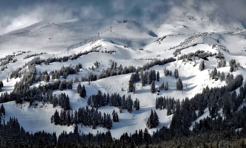 Mount Hood, Bend Oregon in winter
