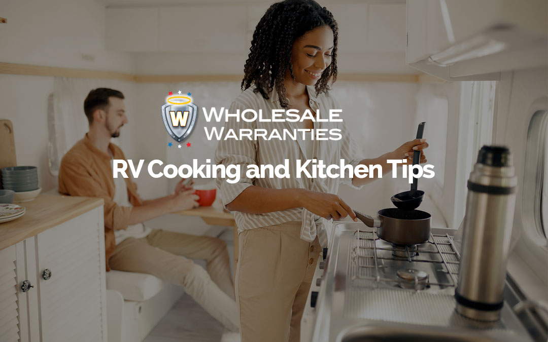 Title Image: RV Cooking and Kitchen Tips