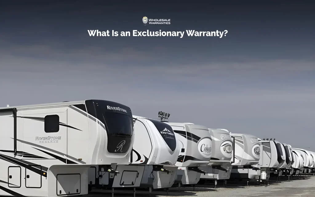 Rv exclusionary warranties