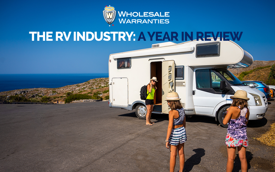 Text: "The RV Industry: A Year in Review"