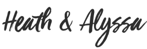 Heath & Alyssa logo