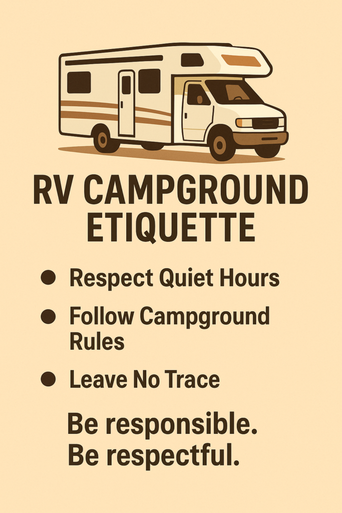 RV campground etiquette