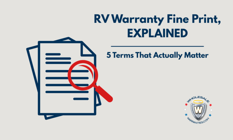 RV warranty fine print, explained